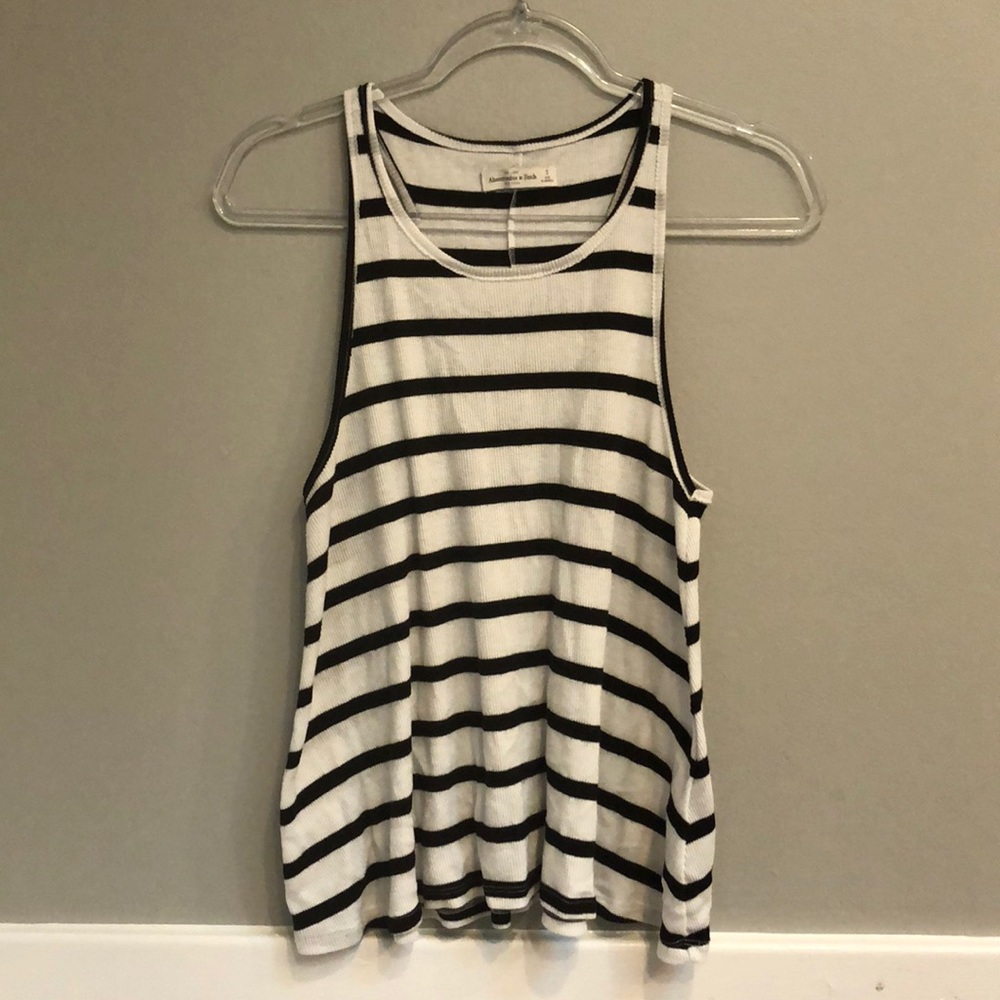 Black & white stripe tank